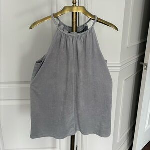 Stylish Halter Neck Top in grey